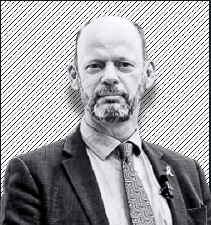 Jamie Driscoll black and white photo